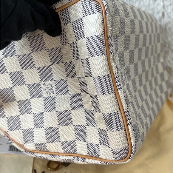 SOLD Authentic LOUIS VUITTON SPEEDY 25 Damier Azur - Picture 8 of 10